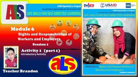 M odule 6: Rights & Workers and Employers .